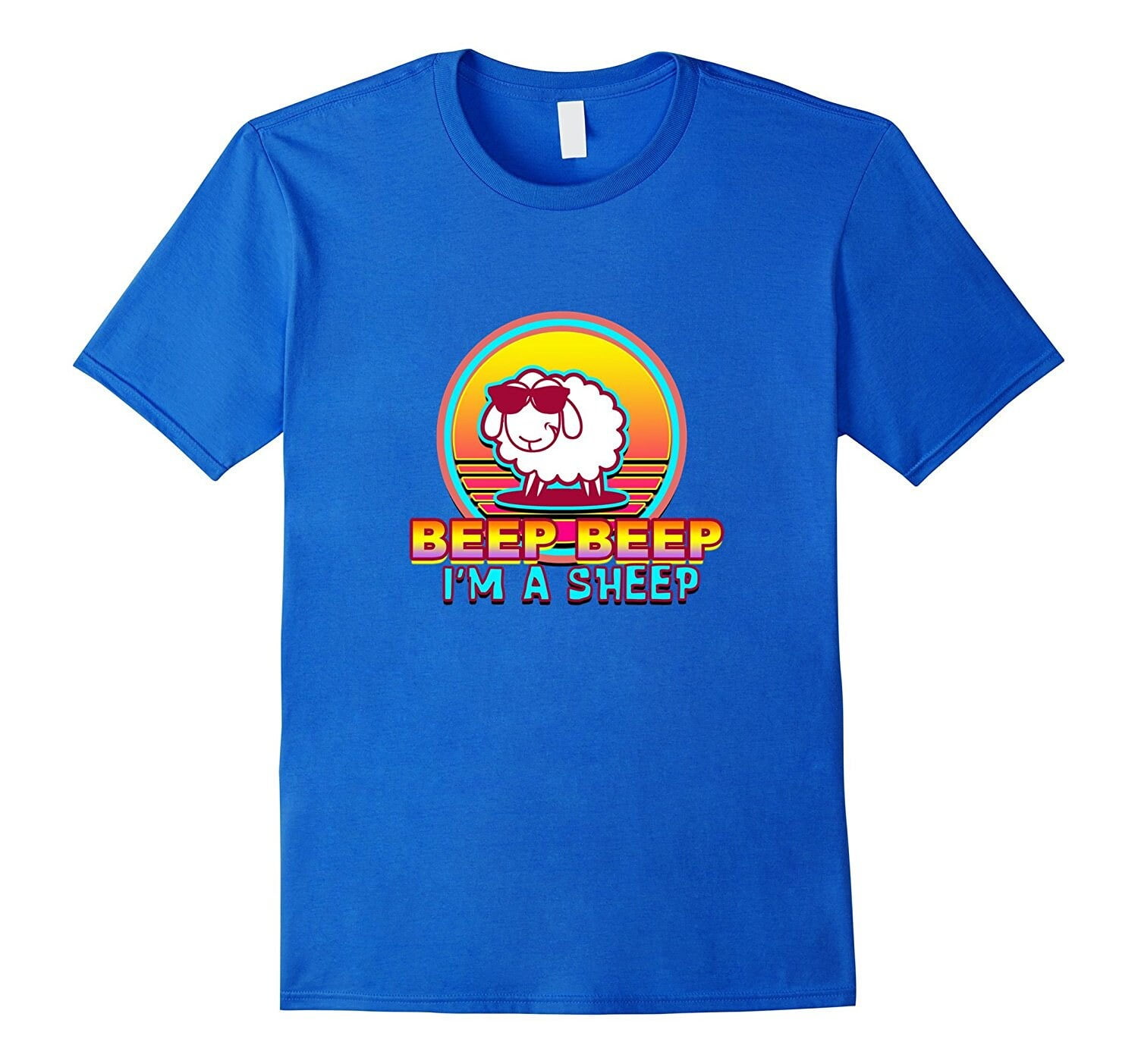 Funny Sheep Tee - Beep Beep I'm A Sheep Shirt for Animal Lovers -  Walmart.com