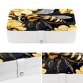 thumbnail image 4 of Honeybee Jewelry Organizer Box: PU Leather, with Removable Compartment, Portable - Jewelry Box and Organizer Box, 4 of 6