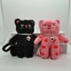 thumbnail image 5 of LLavero de felpa de gato rosa Kawaii de 15cm, colgante para mochila, llavero de animales suaves, hebilla para llave de coche, accesorios para chica y mujer, bolso colgante, 5 of 5