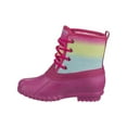 thumbnail image 3 of Josmo Girl  Lace Up Duck Boots, Fuchsia, 1, 3 of 5