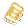 thumbnail image 2 of NUOLUX 30Ud Accesorios Dorados Para Peinados Con Anillos Huecos Para De, 2 of 6