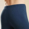 thumbnail image 5 of BXJX Men's Thermal Compression Pants- Fleece Lined Straight Warm Casual Lightweight Thermal wear Leggings Navy Size XL, 5 of 7