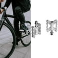 thumbnail image 1 of Pedales de bicicleta de montaña shamjiam aluminio 9/16 plata, 1 of 7