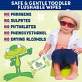 thumbnail image 2 of Toallitas desechables Kandoo para bebés y niños, 50 unidades x 12 unidades, 2 of 5