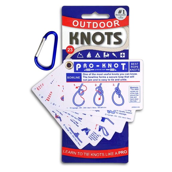 Libro Pro-Knot de Nudos para Exterior, Impermeable y Portátil