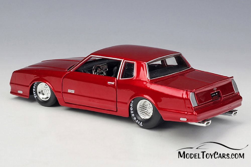 1986 Chevy Monte Carlo SS Hardtop, Candy Red - Maisto 32530R - 1/24 scale  Diecast Model Toy Car