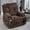 Coffee Brown Chenille, variant on Power Lift Recliner Chairs for Elderly - Infinite Position Lay Flat Recliner with Heat & Massage Wireless Phone Charger - USB Type C Charging - Dual Motor Lift Chair 400 lbs