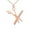 Rose Gold, variant on Hair Stylist Charm Pendant Necklace in Solid Gold (18 Inches)