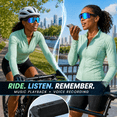 thumbnail image 2 of GenXenon Smart Bluetooth Glasses with Camera & AI Translation,Open-Ear Audio Eyewear 40+ Languages Scene Analysis,Hands-Free Calls Music,UV400 Polarized for Travel Hiking Outdoor Sports Blue, 2 of 12