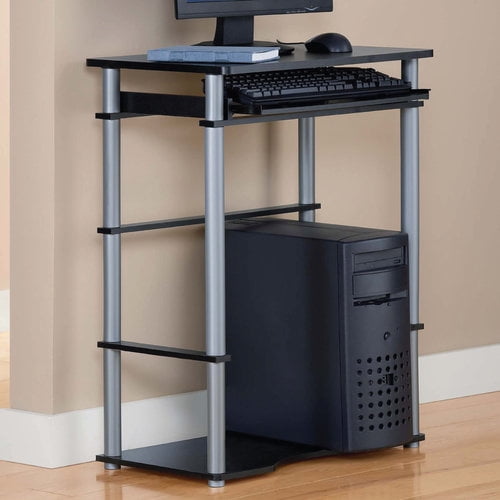 Mainstays Black Computer Stand Walmart Com
