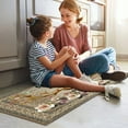 thumbnail image 6 of Boho Kitchen Rug Kitchen Floor Mats for in Front of Sink, Anti Fatigue Floor Mat for Kitchen, Padded Kitchen Mats for Standing and Boho Kitchen Matt for Standing for Kitchen Decor 17"X30"+17"X47", 6 of 6