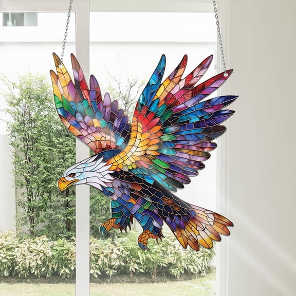 Eagle Window Hanging, Eagle Decorative Art, Eagle Home Decor, Father's Day Gift, Eagle gift birthdays, Eagle decor home