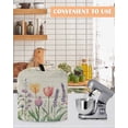 thumbnail image 4 of Spring Floral Stand Mixer Dust Cover with Storage Pocket & Handles,Summer Colorful Tulip Botanical Vintage Fits All Tilt Head & Bowl Lift Kitchen Appliance Cover Organizer Bag Accessories,4.5-5 Quart, 4 of 6