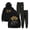 Black, variant on Denzel Curry Mischievous South US Tour Hoodie Jogger Pants Two Piece Set Women Men Sweatshirts+Sweatpants