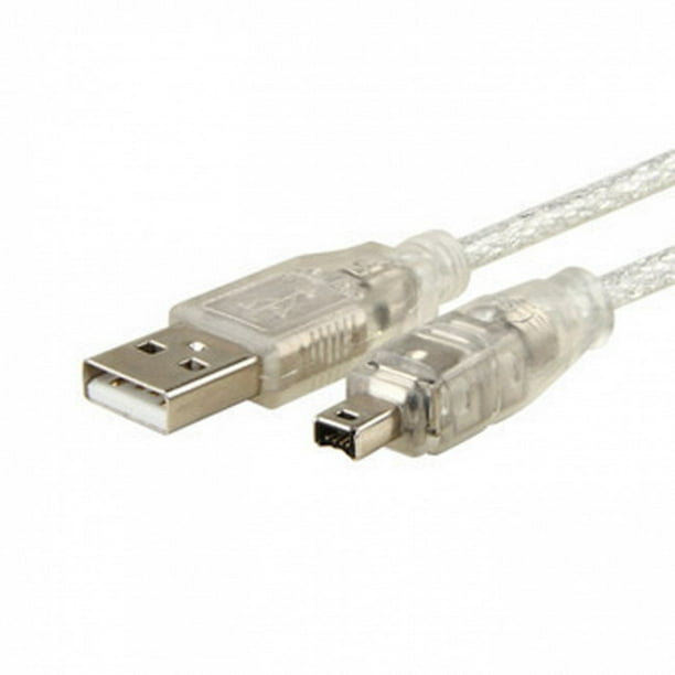 FVH Male to Firewire IEEE 1394 4 Pin Male iLink Adapter Cable SONY DCR-TRV75E DV - Walmart.com