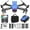 Blue Bu, variant on PPgejGEK Drone with Daul 4K HD FPV Camera Remote Control Toys Gifts for Boys Girls with Altitude Hold Headless Mode Start Speed Adjustment Holiday