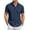 Navy Blue, variant on Men's Casual Shirts Short Sleeve Summer Hawaiian Beach Vacation Resort Shirts with Pocket