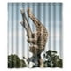 thumbnail image 1 of ABPHQTO Amazing Giraffe On The Tree Cortina de ducha Cortina de ducha impermeable 150x180 cm, 1 of 2