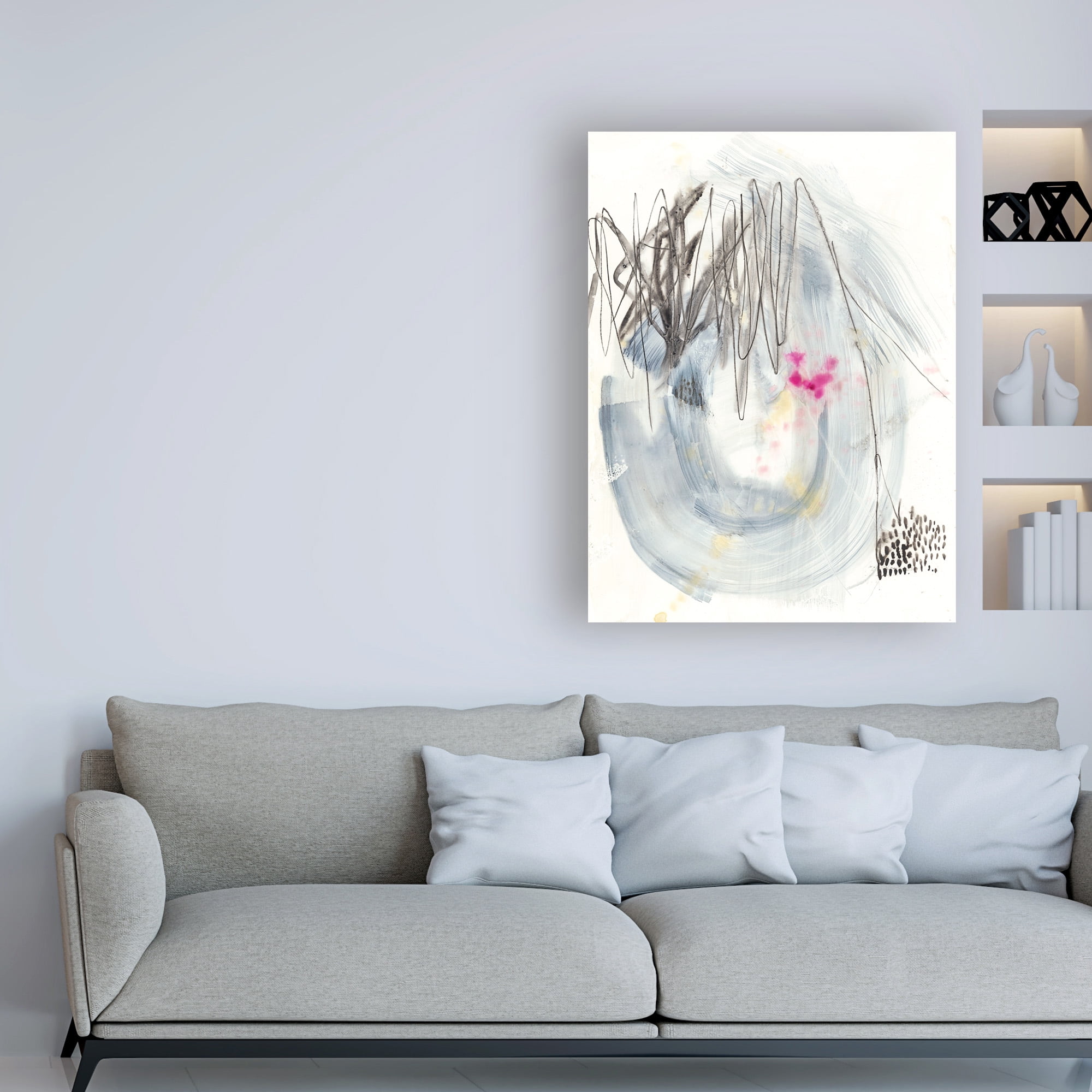 Trademark Fine Art 'Intentions II' Canvas Art by Jennifer Goldberger