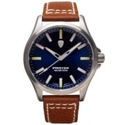 Protek 3003 Unisex Field Series Quartz Brown Leather Strap Watch