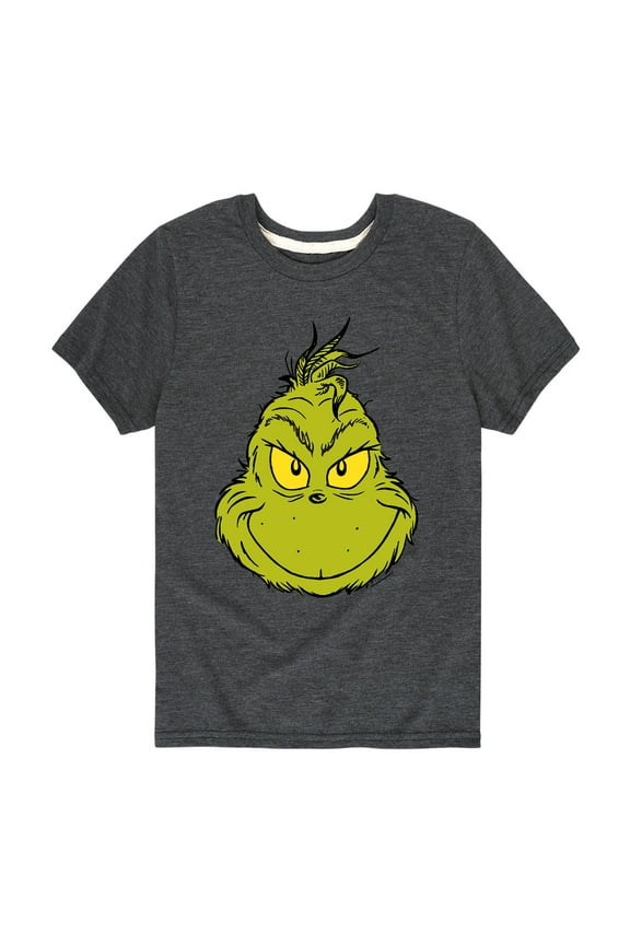 - Grinch Face - Toddler And Youth Short Sleeve Graphic T-Shirt