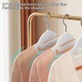 thumbnail image 5 of Miogawg Plastic Clothes Hangers, Non Slip Slim Coat Hangers, S-Shaped Opening, 360º Swivel Hook, Space-Saving For Bedroom Closet, Great For Shirts, Pants, 5 of 6