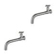 thumbnail image 4 of Youkk Environmental Friendly Sink Compact Universal Fit Easy Installation Single Cold Basin Wall Mounted 01 Silver 2Set, 4 of 6