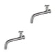 thumbnail image 2 of Grifo de fregadero Yuarrent metal universal Solo Frío 01 Plata 2Conjunto, 2 of 6
