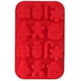 thumbnail image 2 of Hzsb Christmas Silicone Mold 14 Cavities Santa Snowman Tree Cane Gift Box Non-stick Food Grade Easy Release DIY Fondant Chocolate Candy Biscuit Jelly Ice Cake Baking Mold, 2 of 8