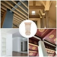 thumbnail image 3 of OUNONA 3pcs European Style Corbel Wooden Corbel Decorative Wood Corbel Carved Corbel Decoration, 3 of 8