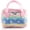 Pink Ombre Purse, variant on Haute Diggity Dog Chewy Vuiton Plush Squeaky Handbag Dog Toy, Black Monogram, Small