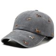 thumbnail image 6 of Embroidered Baseball Cap with Washed Finish, Unisex Soft Top Dad Hat, Adjustable Casual Outdoor Headwear, 6 of 6