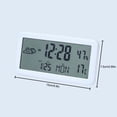 thumbnail image 1 of PENGXIANG Big Screen Digital Alarm Clocks Home Thermometer Hygrometer for Bedroom Bedside Office, 1 of 6