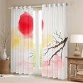 thumbnail image 2 of Castle Fairy Japanese Style Curtains Pack of 2 (42x84 Each),Sakura Curtains Blackout, 2 of 6