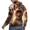 thumbnail image 6 of Salouo Cartoon Happy Cute Puppy Pattern Men's Fall Hoodie Sweatshirt,Sport Hoodie with Pockets for Men Pullover Casual Hooded Sweatshirt-Medium, 6 of 7