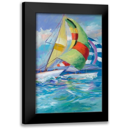 Slivka, Jane 11x14 Black Modern Framed Museum Art Print Titled - Full Sail I