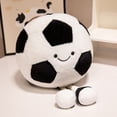 thumbnail image 1 of JELLY Fútbol de peluche de 25 cm: el campeón de cancha blanda para partidos de sofá Cojines de viaje y decoración para abanicos, 1 of 1