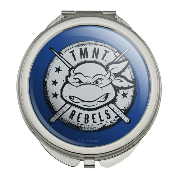 Teenage Mutant Ninja Turtles Rebels Badge Compact Travel Purse Handbag Makeup Mirror