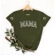 thumbnail image 2 of Camiseta Penkiiy Mama Mujer Manga Corta Tops Tejas Gráficas Trendy Camiseta Casual Mamá S Verde, 2 of 4