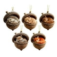 thumbnail image 2 of Taicans ‌forest Animal Acorn Christmas Ornaments,Realistic Fox/Bear/Hedgehog/Red Fox/Squirrel in Acorn Nests,Holiday Decorations for Tree,Fireplace,Mantel,Acrylic Ornaments,Rustic Woodland Theme‌, 2 of 2