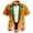 #030 Orange, variant on Men's Shirt Casual Short Sleeve Printed Button Down Summer Floral Beach Dress St. Patrick's Day Shirts for Men,Irish Printed Green Button Down Short Sleeves Shirts (Green,2XL)