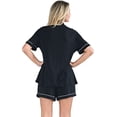 thumbnail image 3 of Shapeez Women's Bamboo Fabric Pajama Short Set, Moisture Wicking-Female-Regular, 3 of 5