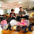thumbnail image 5 of JoyStone Dinosaur RC Car for Kids, Remote Control Monster Truck with Mist Spray, Lights, Music, 2.4GHz All-Terrain RC Truck Toys for Boys and Girls 4-7, Beige, 5 of 9
