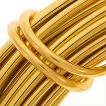 Aluminum Craft Wire Gold 12Ga 39 Feet (11.8 Meters)