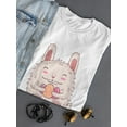 thumbnail image 3 of Cartoony Rabbit With Eggs T-Shirt Women -Image by Shutterstock, Female x-Large, 3 of 4