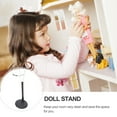 thumbnail image 2 of Lot de 1 Support de Poupée en PVC Noir pour Figurine d'Action avec Tenue Stable, 2 of 9