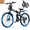 Black blue, variant on FLYRUN 26" Electric Bike for Adults,Folding Ebike with Peak 750W Motor,48V 374.4Wh Removable Battery,LCD Display,7-Speed Gears,up to 20 mph,UL2849