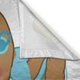 thumbnail image 3 of Gender Reveal Curtains 2 Panels Set, Cute African American Baby Girl Boy in Diaper Kids Print, Window Drapes for Living Room Bedroom, 55W X 39L Inches, Sky Blue Pink and Pale Brown, by Ambesonne, 3 of 3