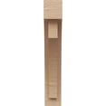 thumbnail image 2 of 4"W x 8"D x 24"H Thin Rivera Rough Cedar Woodgrain TimberThane Corbel, Primed Tan, 2 of 6
