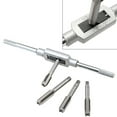thumbnail image 2 of OULII 5Pcs Metric Dies Set Threading Tool Bearing Steel Hand Tapping Operation Technicians Engineers Tap Wrench, 2 of 5